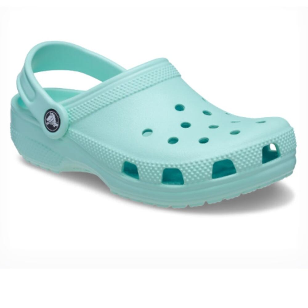 Crocs Unisex Kids Blue Classic Clog Size 4 - Picture 3 of 8